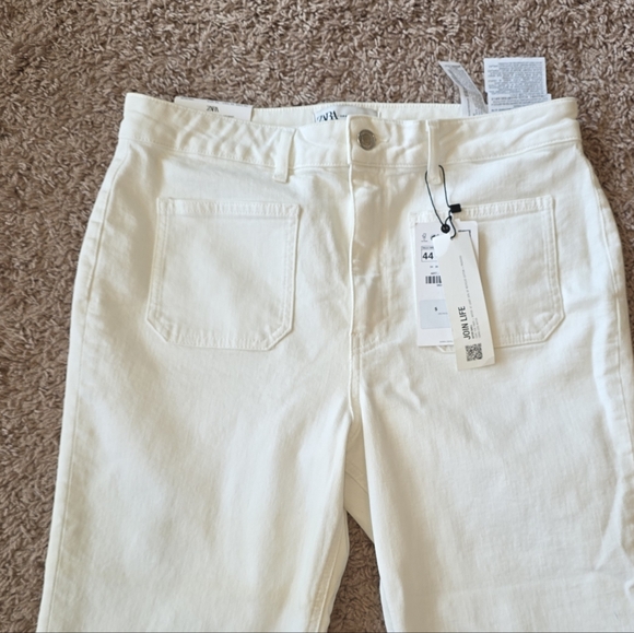 NWT ZARA Sailor Flare Pants Size 12 - Picture 12 of 13